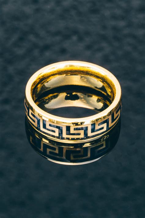 vintage versace rings|versace men's wedding rings.